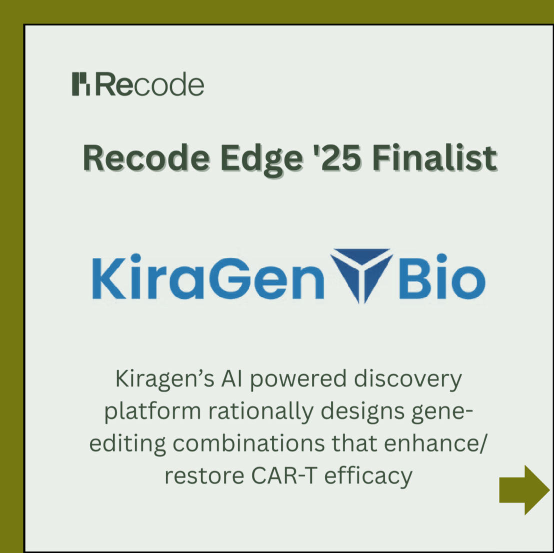 Image accompanying KiraGen selected for the Recode Edge '25 cohort